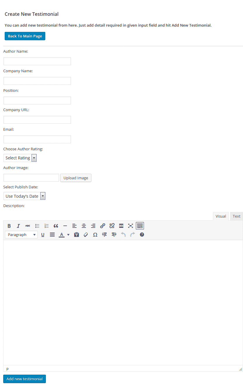 How to Add Testimonials on WordPress Website? (Step by Step Guide) create new testimonial - How to Add Testimonials on WordPress Website? (Step by Step Guide)