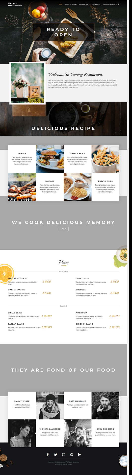 10+ Best Free Bar and Pub WordPress Themes yummy best free bar pub wordpress theme - 10+ Best Free Bar and Pub WordPress Themes