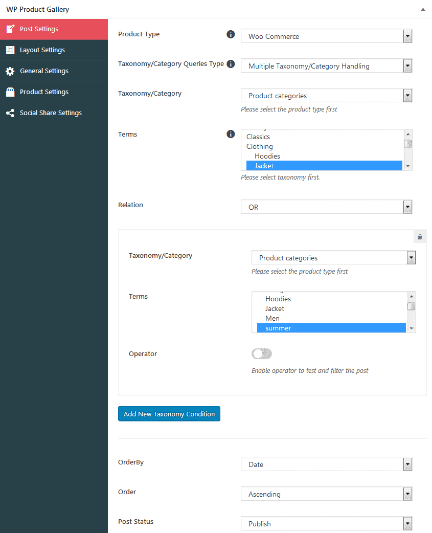 How to Add Product Gallery on WordPress Website? (Step by Step Guide) wp product gallery post settings - How to Add Product Gallery on WordPress Website? (Step by Step Guide)