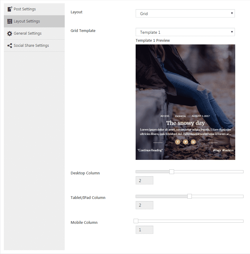 How to Manage your Blog Posts Using WP Blog Manager? (Step by Step Guide) wp blog manager layout settings - How to Manage your Blog Posts Using WP Blog Manager? (Step by Step Guide)