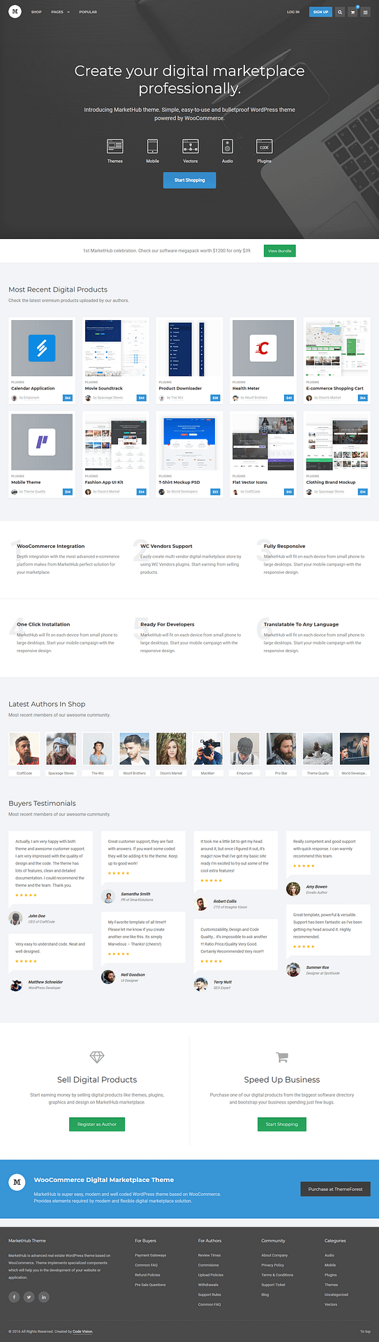 10+ Best Premium Marketplace WordPress Themes markethub best premium marketplace wordpress theme - 10+ Best Premium Marketplace WordPress Themes