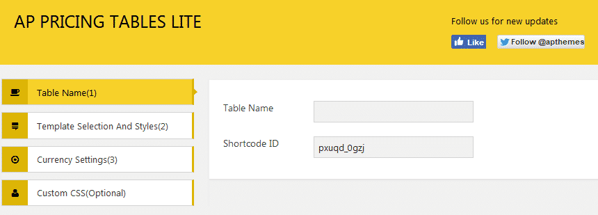 How to Add Pricing Tables on WordPress Website? (Step by Step Guide) ap pricing tables lite table name - How to Add Pricing Tables on WordPress Website? (Step by Step Guide)