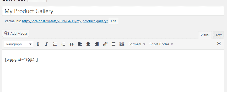 How to Add Product Gallery on WordPress Website? (Step by Step Guide) shortcode usage - How to Add Product Gallery on WordPress Website? (Step by Step Guide)