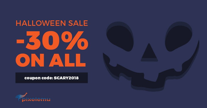 Best WordPress Deals and Discounts for Halloween 2018 (Upto 50% Off) pixelemu halloween 2018 - Best WordPress Deals and Discounts for Halloween 2018 (Upto 50% Off)
