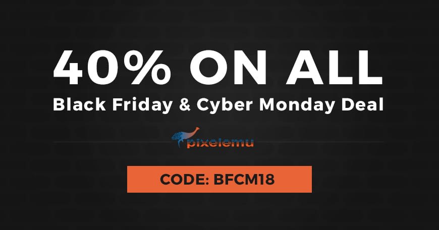 Best Black Friday & Cyber Monday Deals and Discounts on WordPress Themes, Plugins and Hostings 2018 (Upto 50% Off) pixelemu black friday 2018 - Best Black Friday & Cyber Monday Deals and Discounts on WordPress Themes, Plugins and Hostings 2018 (Upto 50% Off)
