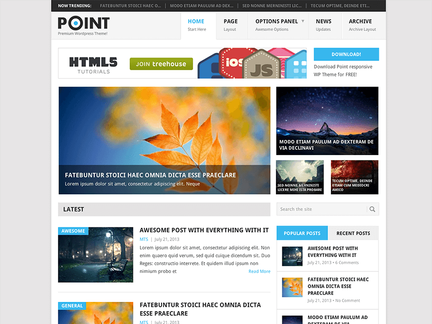 50+ Best Free Responsive WordPress Themes 2019 Point - 50+ Best Free Responsive WordPress Themes 2019