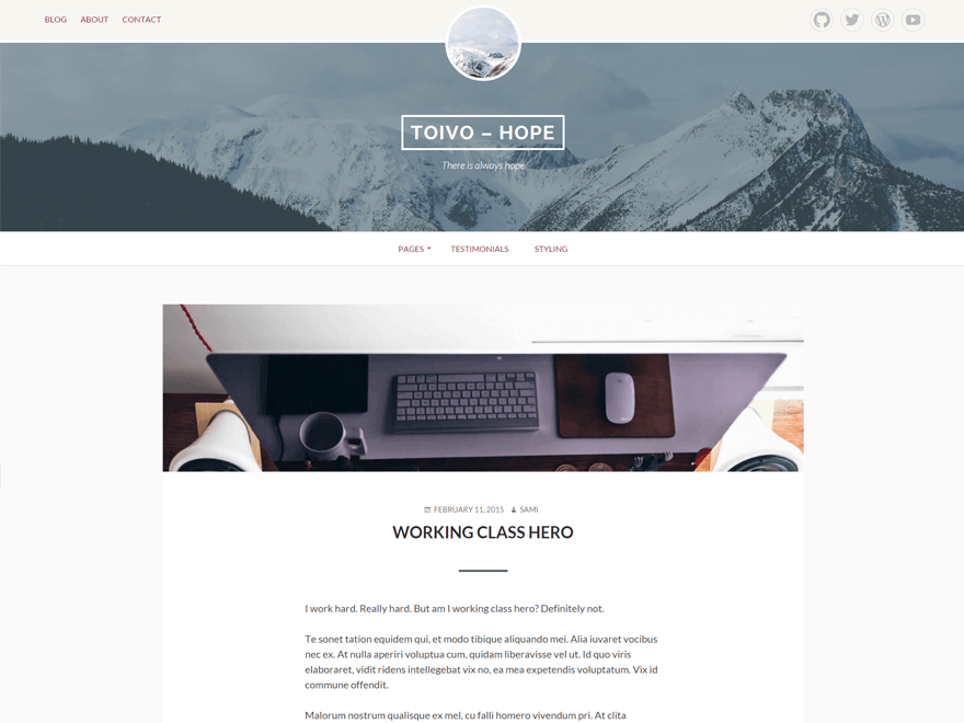 50+ Best Free Responsive WordPress Themes 2019 Toivo Lite - 50+ Best Free Responsive WordPress Themes 2019