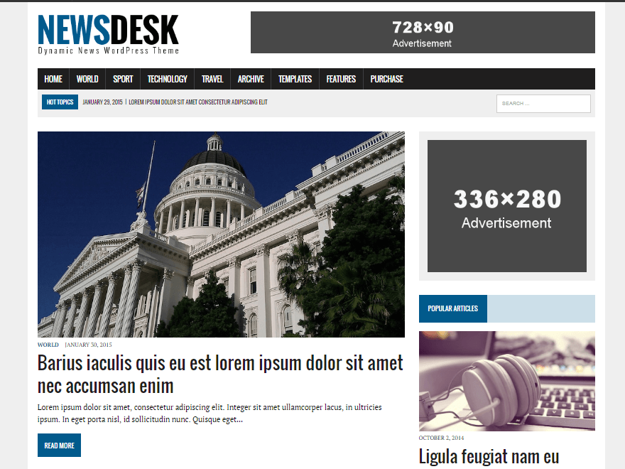 50+ Best Free Responsive WordPress Themes 2019 MH Newsdesk lite - 50+ Best Free Responsive WordPress Themes 2019