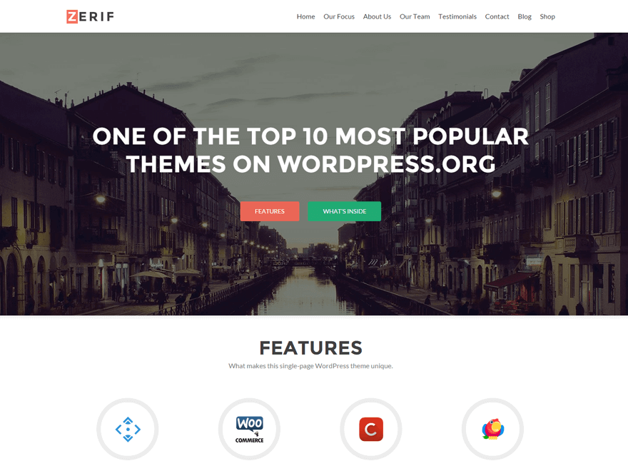 50+ Best Free Responsive WordPress Themes 2019 Zerif Lite - 50+ Best Free Responsive WordPress Themes 2019