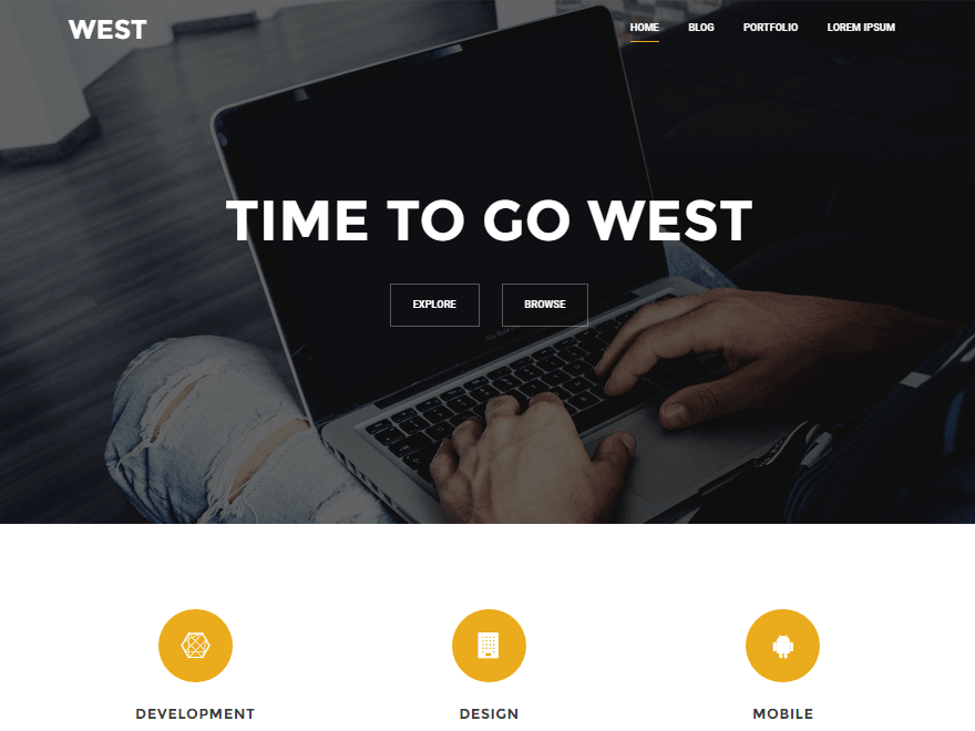 15+ Best Free WordPress Portfolio Themes 2019 west - 15+ Best Free WordPress Portfolio Themes 2019