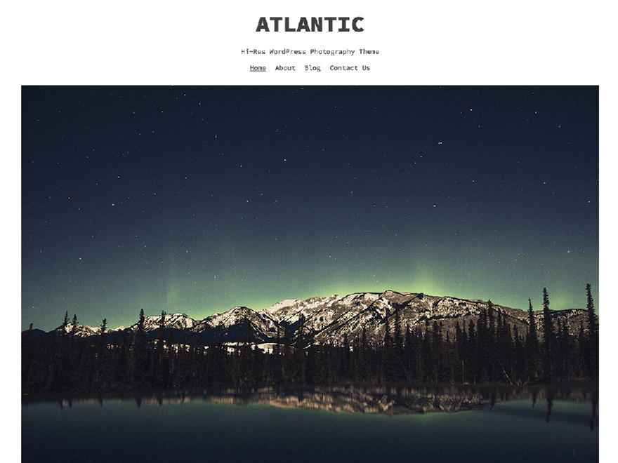 23+ Best Free Photography WordPress Themes & Templates 2019 Atlantic - 23+ Best Free Photography WordPress Themes & Templates 2019