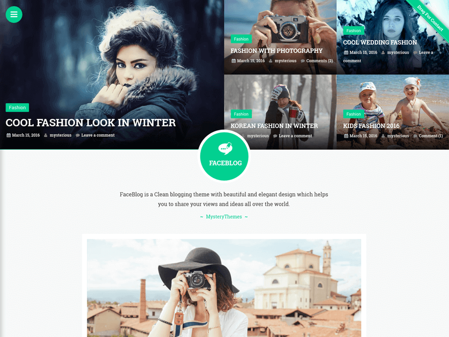 23+ Best Free Photography WordPress Themes & Templates 2019 faceblog - 23+ Best Free Photography WordPress Themes & Templates 2019