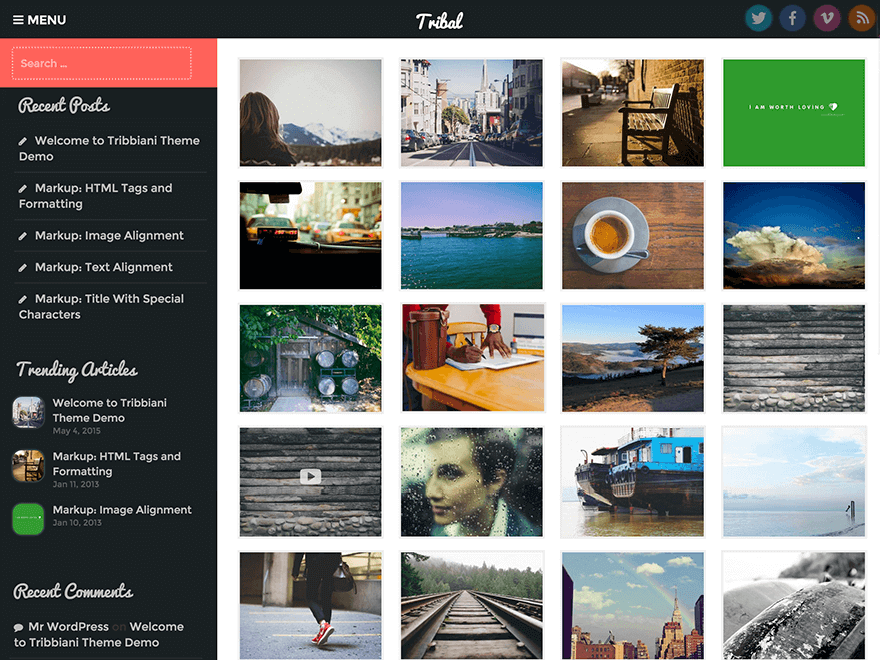 23+ Best Free Photography WordPress Themes & Templates 2019 tribal - 23+ Best Free Photography WordPress Themes & Templates 2019