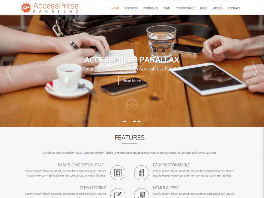 50+ Best Free Responsive WordPress Themes 2019 AccessPress Parallax - 50+ Best Free Responsive WordPress Themes 2019