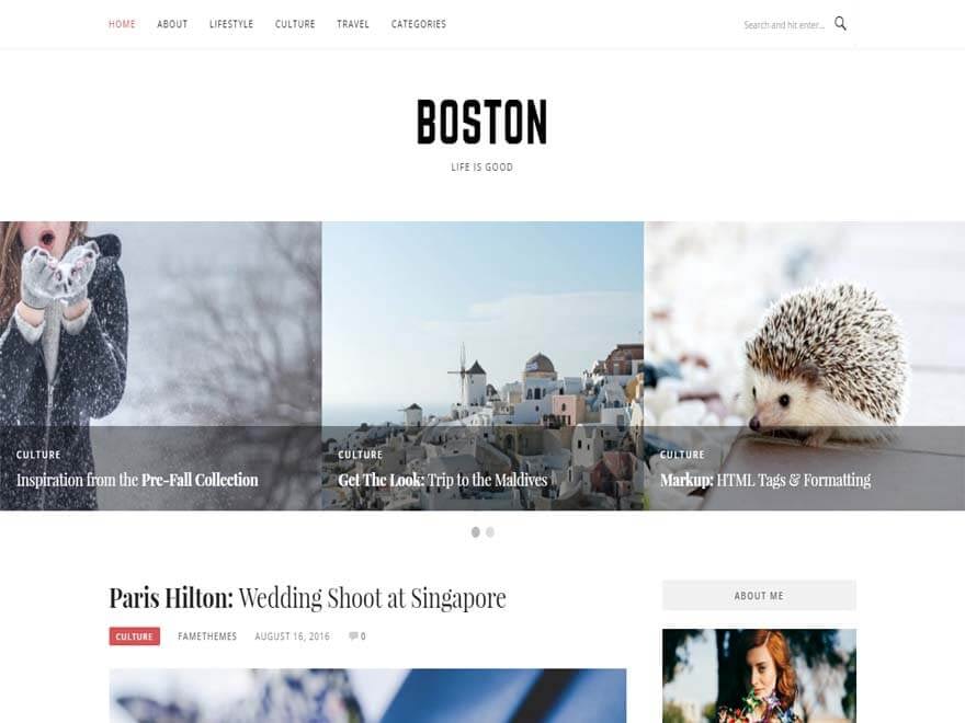 11+ Best Free Responsive WordPress Themes September 2016 Boston - 11+ Best Free Responsive WordPress Themes September 2016