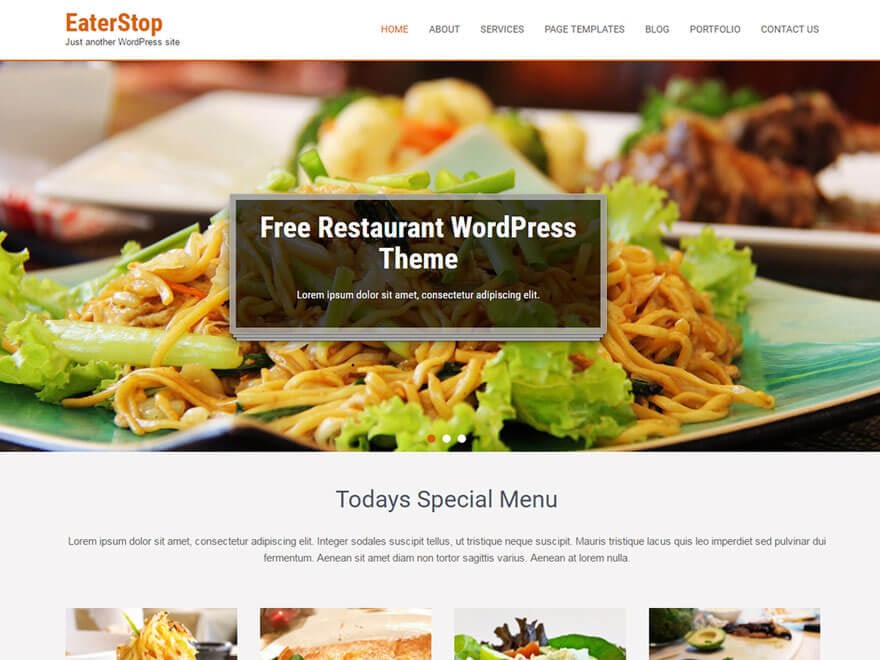 11+ Best Free Responsive WordPress Themes September 2016 EaterStop 1 - 11+ Best Free Responsive WordPress Themes September 2016