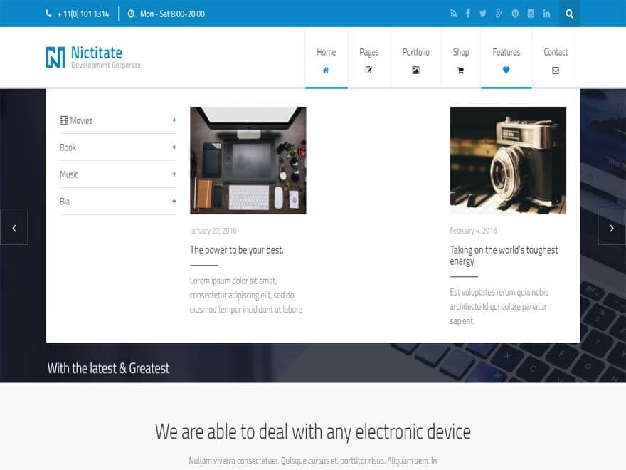11+ Best Free Responsive WordPress Themes September 2016 Nictitate - 11+ Best Free Responsive WordPress Themes September 2016