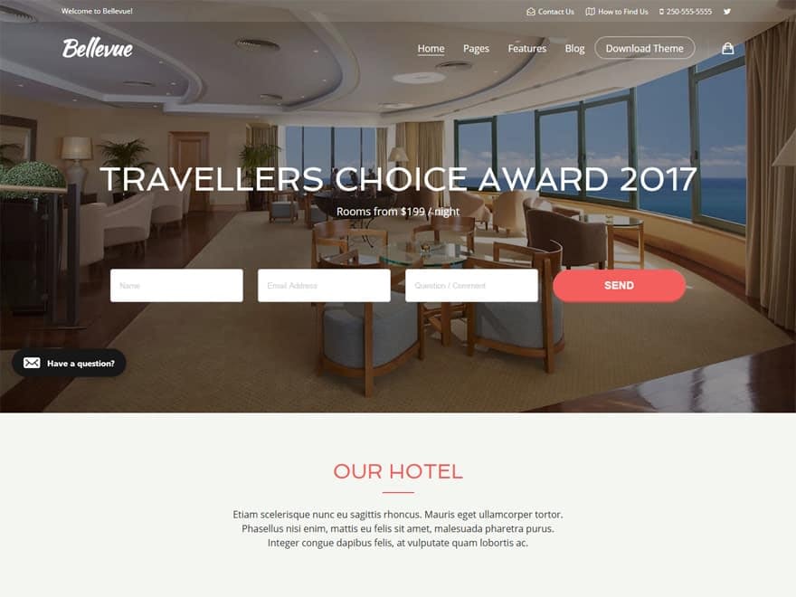 10+ Best Hotel / Resort Premium WordPress Themes and Templates bellevue - 10+ Best Hotel / Resort Premium WordPress Themes and Templates
