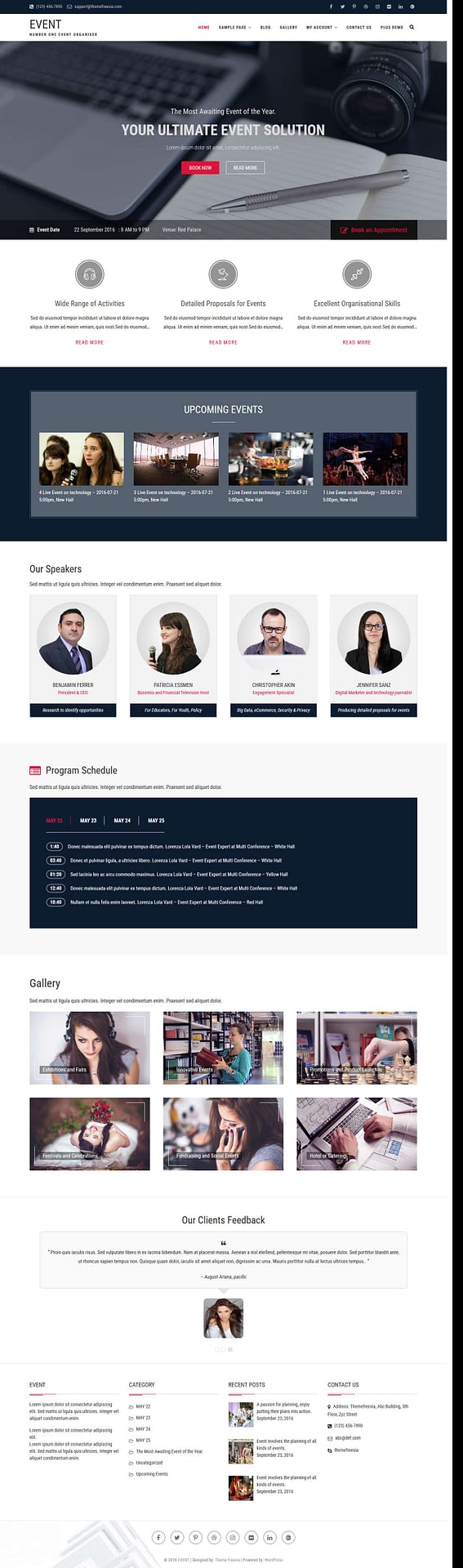 10+ Best Free Event WordPress Themes event best free event wordpress theme - 10+ Best Free Event WordPress Themes