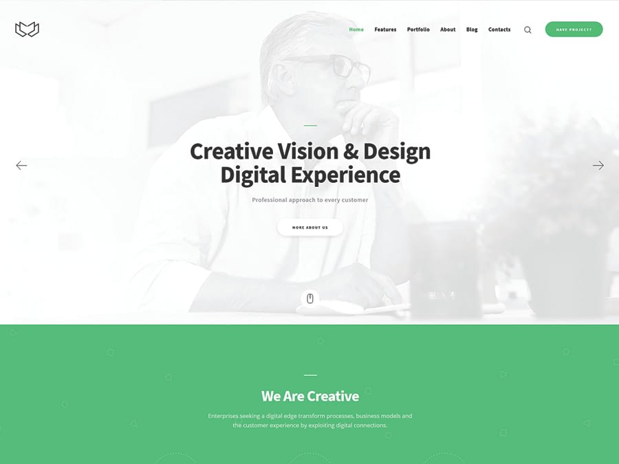 Switching to the Leading WP Editor with 20 Gutenberg Compatible WordPress Themes Deviox A Trendy Multi Purpose Business WordPress Theme - Switching to the Leading WP Editor with 20 Gutenberg Compatible WordPress Themes