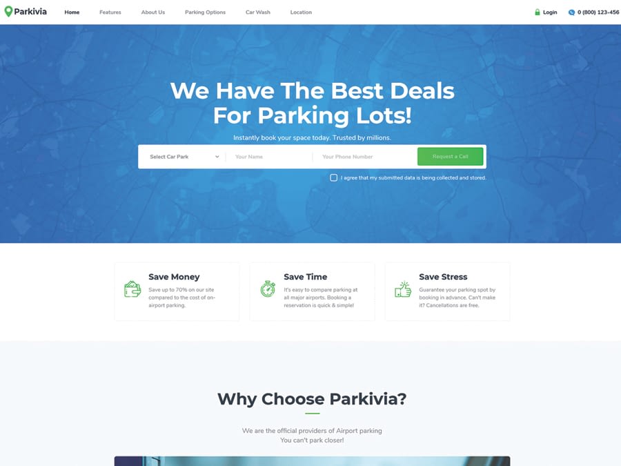 Switching to the Leading WP Editor with 20 Gutenberg Compatible WordPress Themes Parkivia Auto Parking Car Maintenance WordPress Theme - Switching to the Leading WP Editor with 20 Gutenberg Compatible WordPress Themes