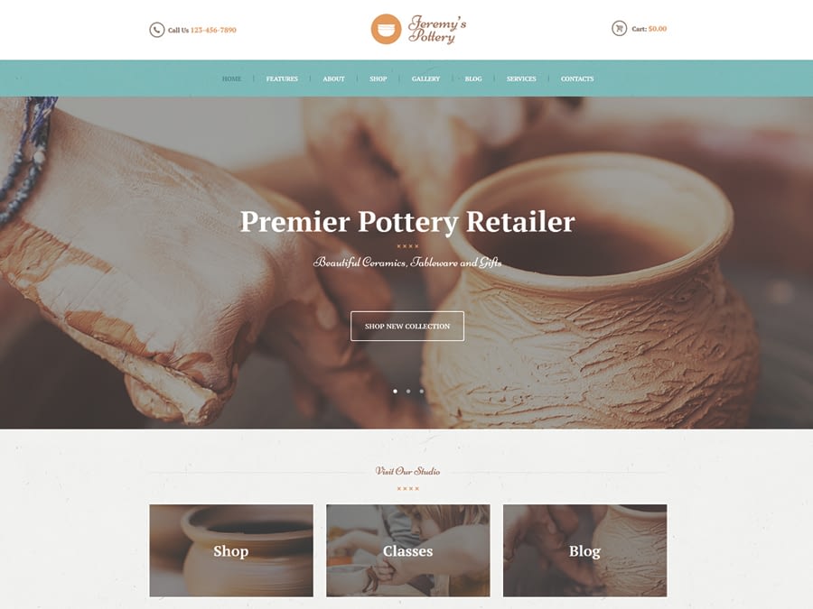 Switching to the Leading WP Editor with 20 Gutenberg Compatible WordPress Themes Pottery and Ceramics WordPress Theme - Switching to the Leading WP Editor with 20 Gutenberg Compatible WordPress Themes