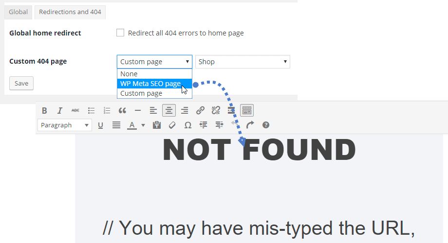 WP Meta SEO - A Complete SEO Solution for WordPress Websites 404 custom page - WP Meta SEO - A Complete SEO Solution for WordPress Websites