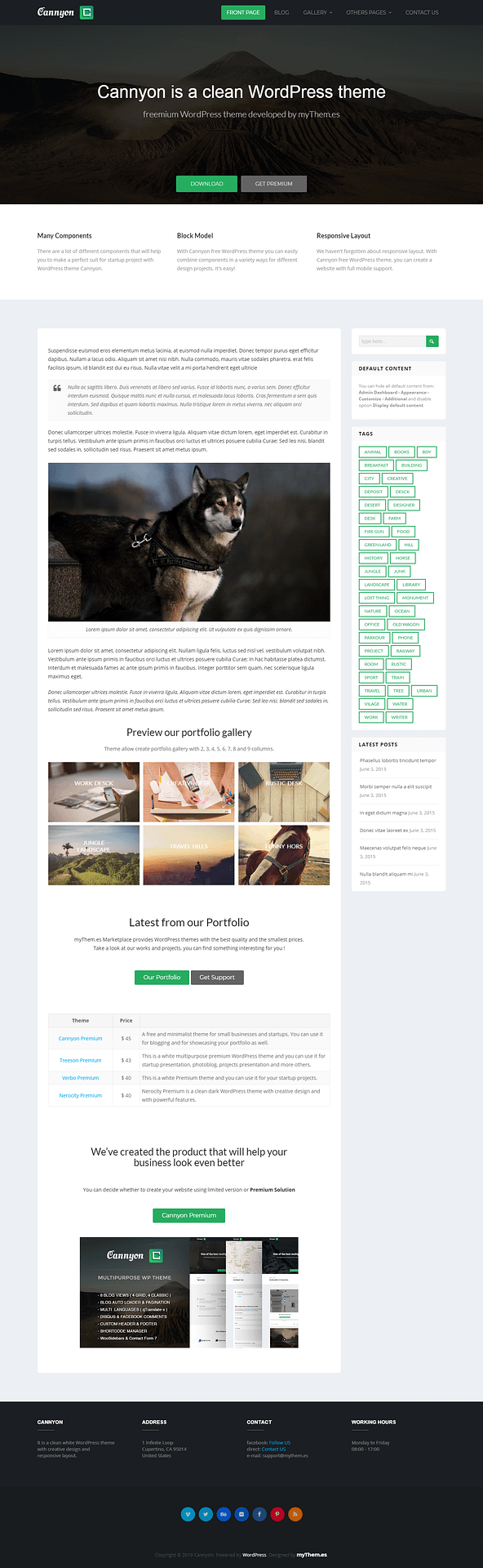 10+ Best Free Science WordPress Themes cannyon best free science wordpress theme - 10+ Best Free Science WordPress Themes