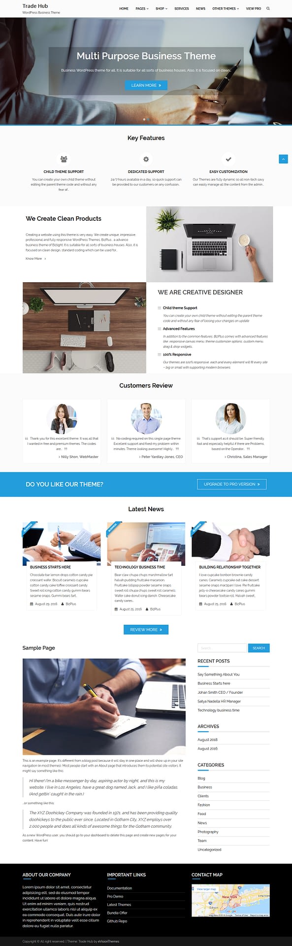 10+ Best Free Accounting WordPress Themes trade hub best free accounting wordpress theme - 10+ Best Free Accounting WordPress Themes