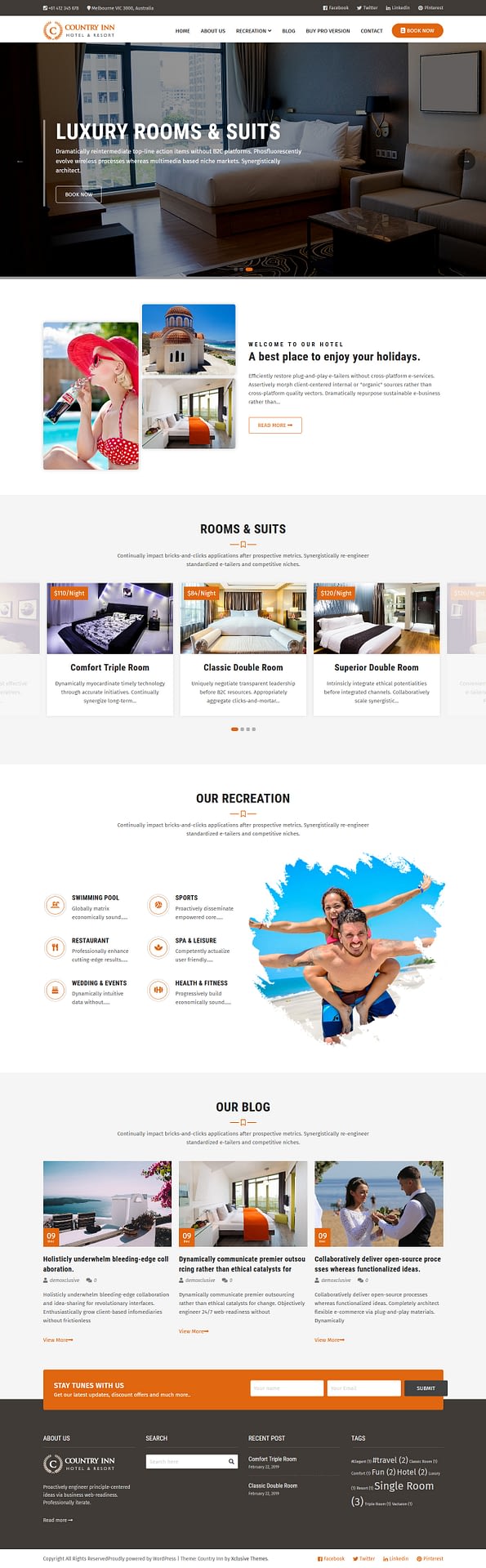 10+ Best Free Home Rental and Property WordPress Themes countryinn best free home rental property wordpress theme - 10+ Best Free Home Rental and Property WordPress Themes