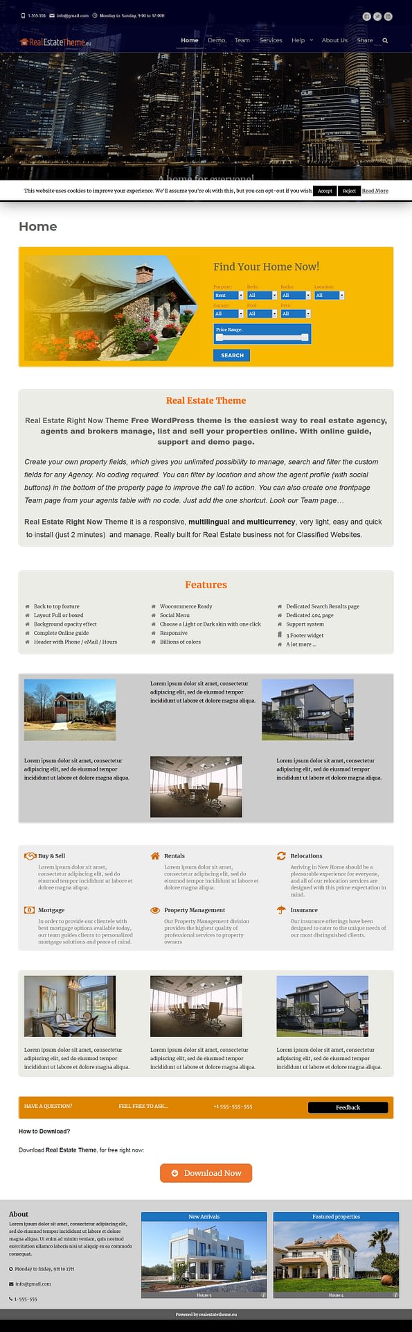 10+ Best Free Home Rental and Property WordPress Themes real estate right now best free home rental property wordpress theme - 10+ Best Free Home Rental and Property WordPress Themes