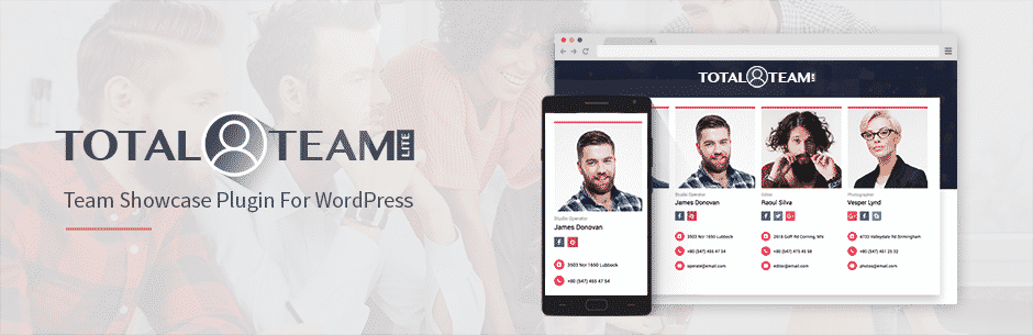 How to Showcase Team Members on WordPress Website? (Step by Step Guide) total team lite - How to Showcase Team Members on WordPress Website? (Step by Step Guide)