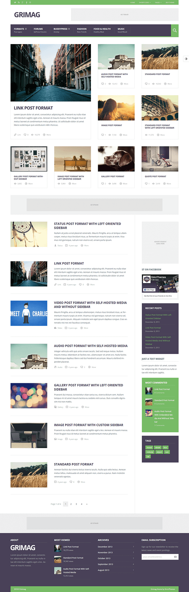 10+ Best Premium Adsense Optimized WordPress Themes (Perfect for Google Adsense) grimag best premium adsense optimized wordpress theme - 10+ Best Premium Adsense Optimized WordPress Themes (Perfect for Google Adsense)