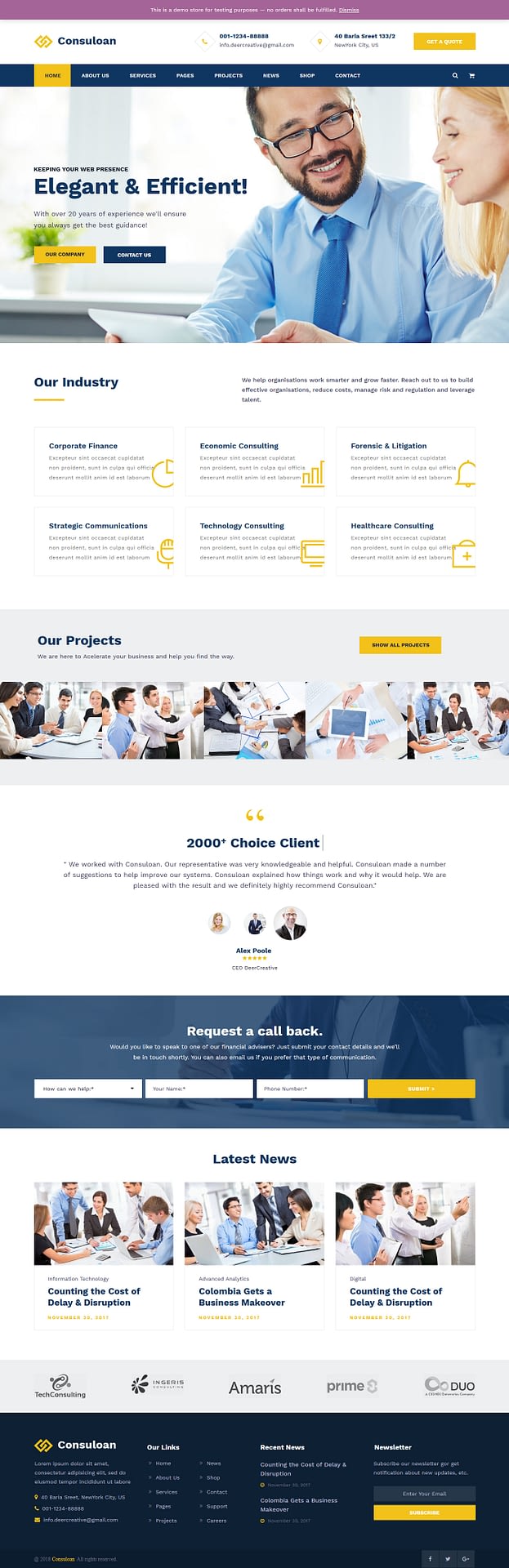 10+ Best Premium Consulting WordPress Themes consuloan best premium consultant wordpress theme - 10+ Best Premium Consulting WordPress Themes