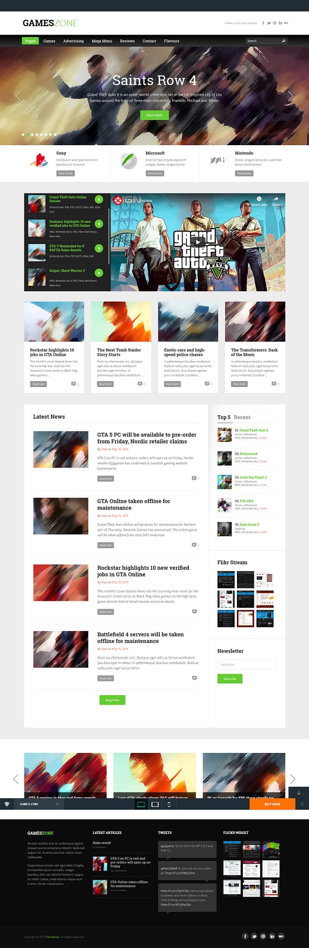 10+ Best Premium Gaming WordPress Themes games zone best premium gaming wordpress theme - 10+ Best Premium Gaming WordPress Themes