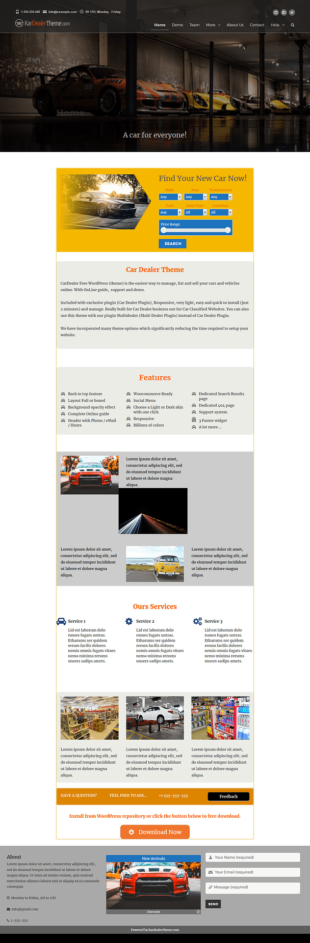 10+ Best Free Automobile WordPress Themes kardealer best free automobile wordpress theme - 10+ Best Free Automobile WordPress Themes
