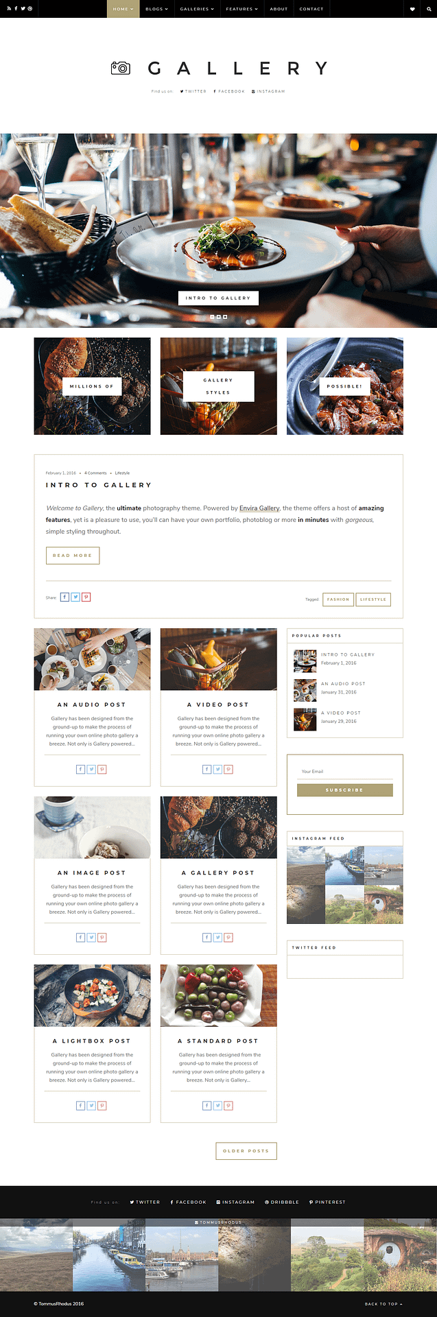 10+ Best Premium Gallery WordPress Themes gallery best premium gallery wordpress theme - 10+ Best Premium Gallery WordPress Themes