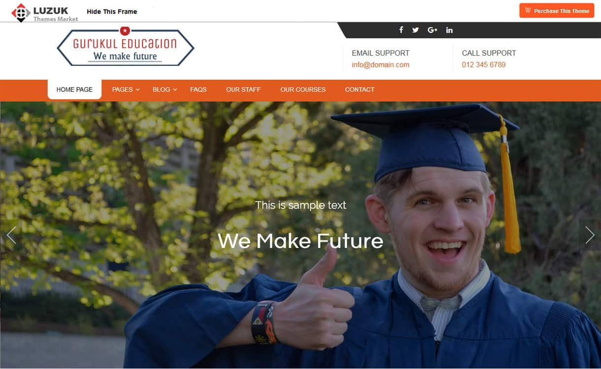 21+ Best Free WordPress Themes May 2018 gurukul education - 21+ Best Free WordPress Themes May 2018