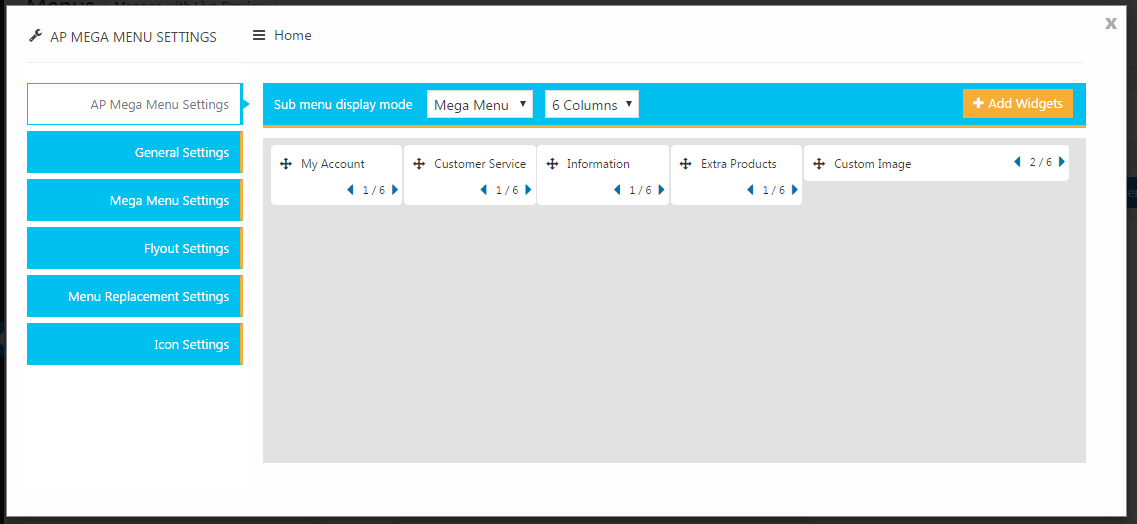 How to add Mega Menu on WordPress Website Using AP Mega Menu plugin? (Step by Step Guide) catagory wise configuration options - How to add Mega Menu on WordPress Website Using AP Mega Menu plugin? (Step by Step Guide)