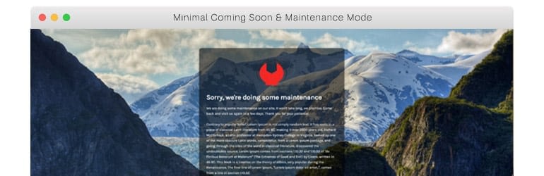 5+ Best Free WordPress Coming Soon/Maintenance Mode Plugins minimal coming soon maintenance mode best free wordpress coming soon maintenance mode plugins - 5+ Best Free WordPress Coming Soon/Maintenance Mode Plugins