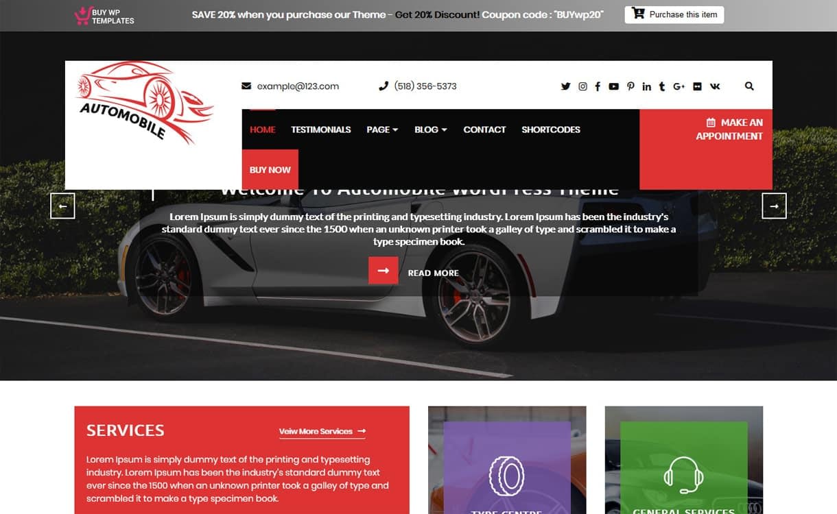 21+ Best Free WordPress Themes May 2018 automobile car dealer - 21+ Best Free WordPress Themes May 2018