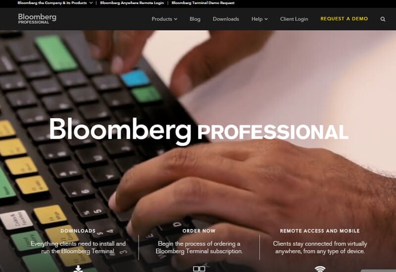 47 Famous Websites Using WordPress As Their CMS Bloomberg Professional - 47 Famous Websites Using WordPress As Their CMS