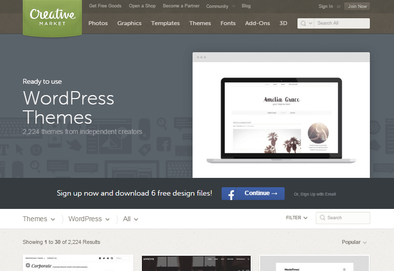 25+ Best Marketplaces for Premium WordPress themes and Plugins Creative Market - 25+ Best Marketplaces for Premium WordPress themes and Plugins
