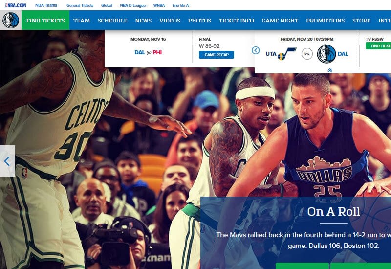 47 Famous Websites Using WordPress As Their CMS Dallas Mavericks - 47 Famous Websites Using WordPress As Their CMS