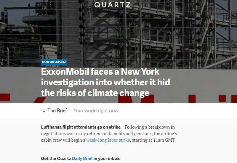 47 Famous Websites Using WordPress As Their CMS Quartz - 47 Famous Websites Using WordPress As Their CMS
