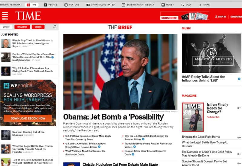 47 Famous Websites Using WordPress As Their CMS TIME Magazine - 47 Famous Websites Using WordPress As Their CMS