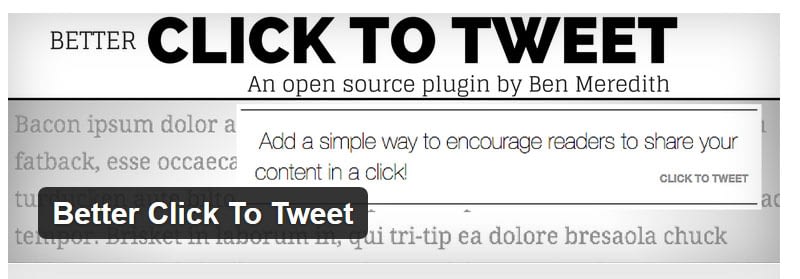 27+ Best Free Premium WordPress SEO Plugins 2019 better click to tweet - 27+ Best Free Premium WordPress SEO Plugins 2019