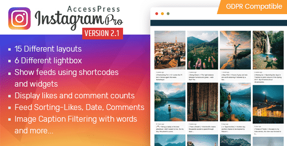 How to Add Instagram Feed and Stories on your WordPress website and blogs (a tutorial with screenshot) accesspress instagram feed pro - How to Add Instagram Feed and Stories on your WordPress website and blogs (a tutorial with screenshot)