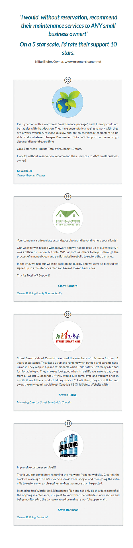 TotalWPSupport - Excellent WordPress Support TotalWPSupport Support Service Clients Portfolio - TotalWPSupport - Excellent WordPress Support