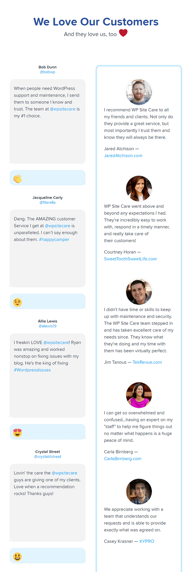 WP Site Care - Professional and Advanced Support WP Site Care WordPress Support Service Clients Portfolio - WP Site Care - Professional and Advanced Support